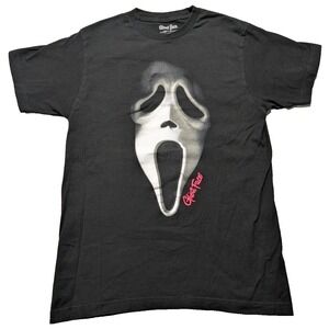 GhostFace The Icon Of Halloween SCREAM‎ - Men Medium Black T-Shirt EUC
